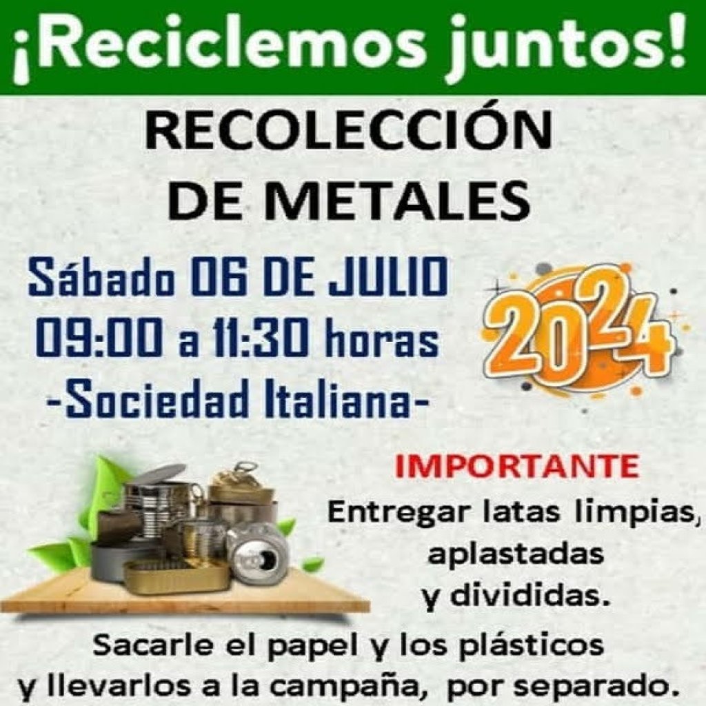 ROTARY HERNANDO: RECOLECCIÓN DE METALES ROTARY HERNANDO: RECOLECCIÓN DE METALES