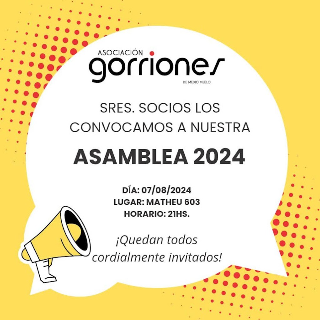 ASAMBLEA GORRIONES DE MEDIO VUELO ASAMBLEA GORRIONES DE MEDIO VUELO