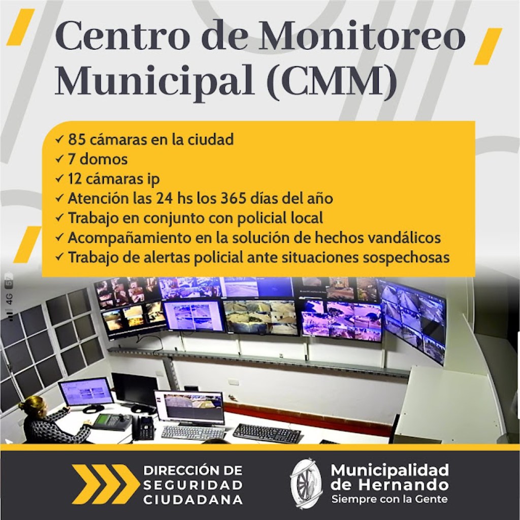 HERNANDO: CENTRO MONITOREO MUNICIPAL HERNANDO: CENTRO MONITOREO MUNICIPAL