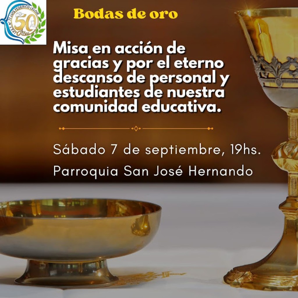50 AÑOS IPET: MISA 50 AÑOS IPET: MISA