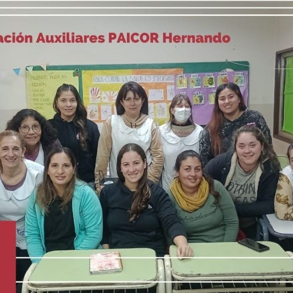 CAPACITACIÓN PARA AUXILIARES DE PAICOR HERNANDO CAPACITACIÓN PARA AUXILIARES DE PAICOR HERNANDO