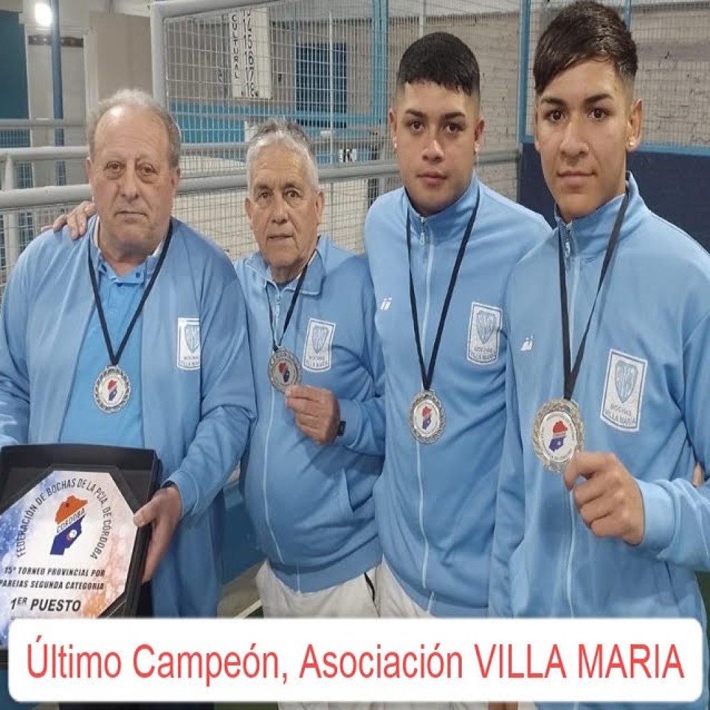 16º CAMPEONATO PROVINCIAL DE BOCHAS: Zonas, Canchas, Sedes, Asociaciones, Deportistas y Técnicos 16º CAMPEONATO PROVINCIAL DE BOCHAS: Zonas, Canchas, Sedes, Asociaciones, Deportistas y Técnicos