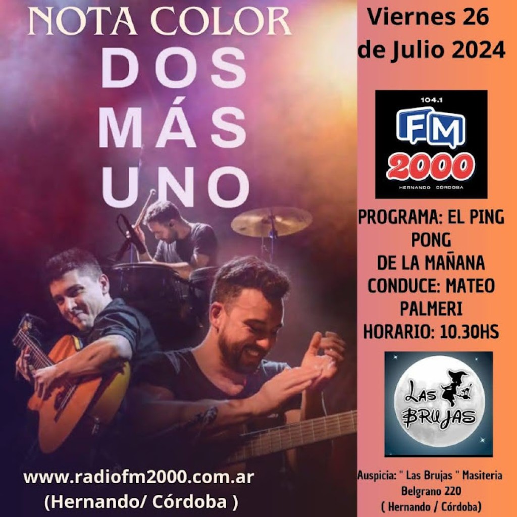 NOTA COLOR: MARCELO DELLAMEA DE «DOS MAS UNO» NOTA COLOR: MARCELO DELLAMEA DE «DOS MAS UNO»