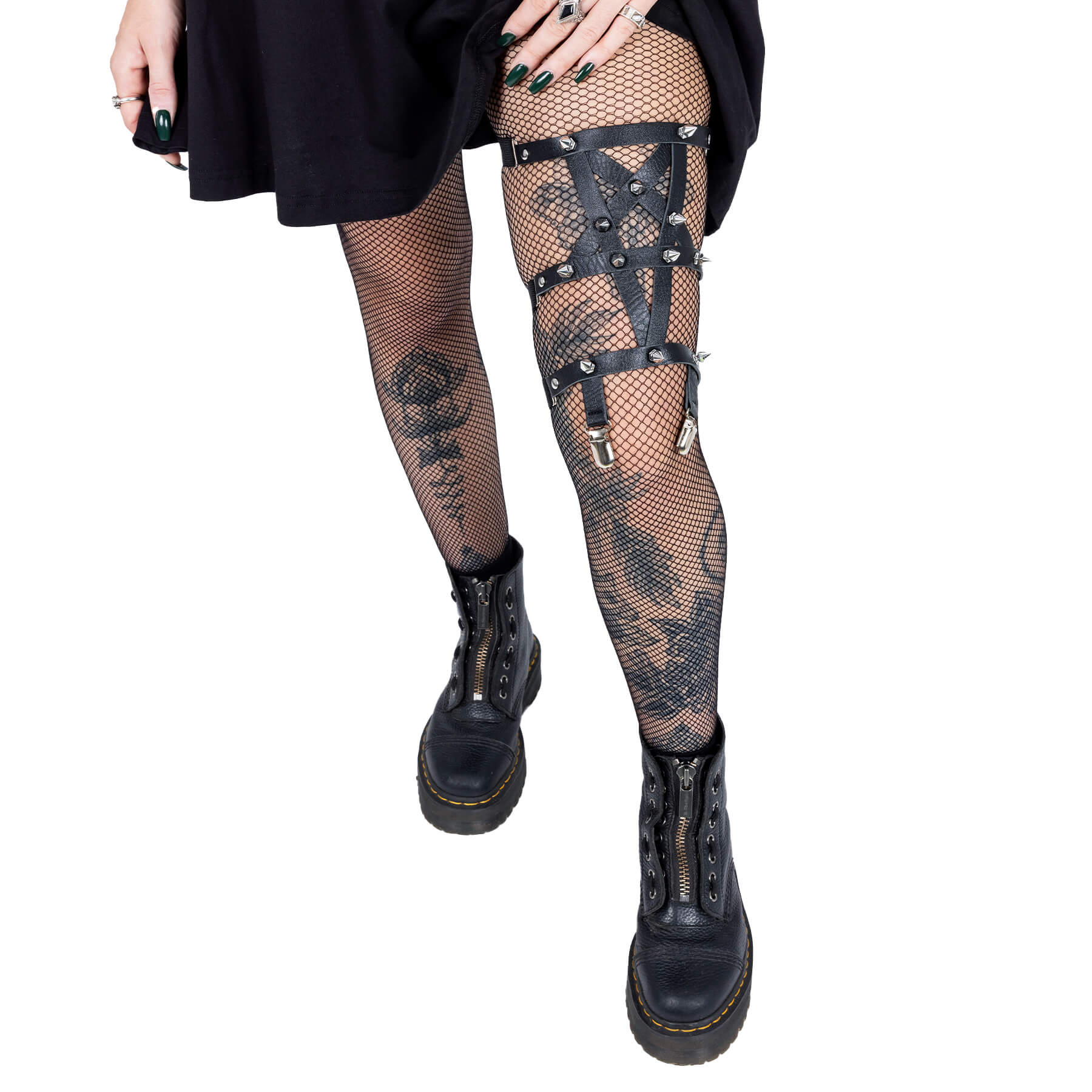 PENTAGRAM THIGH HARNESS – BLACK