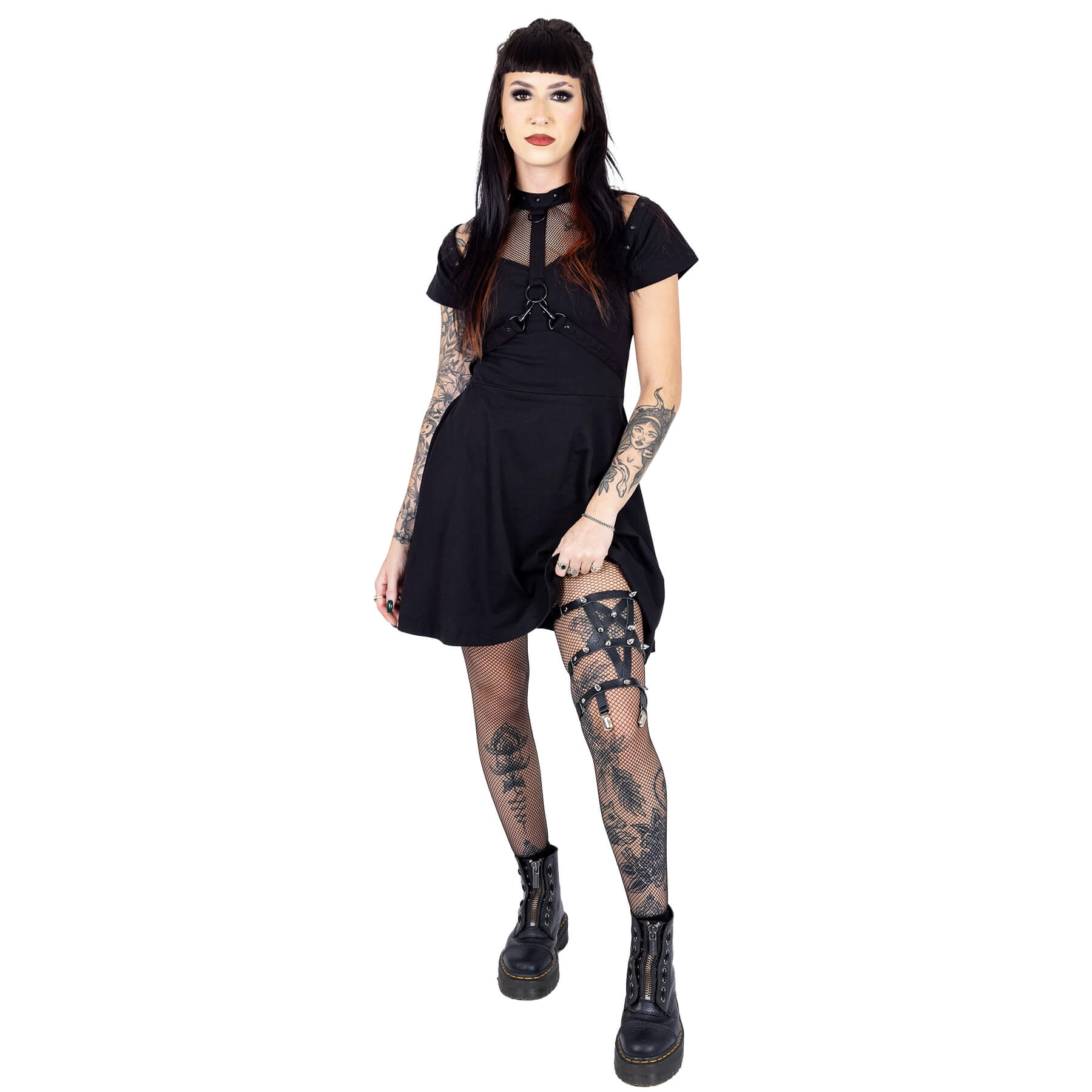 PENTAGRAM THIGH HARNESS – BLACK