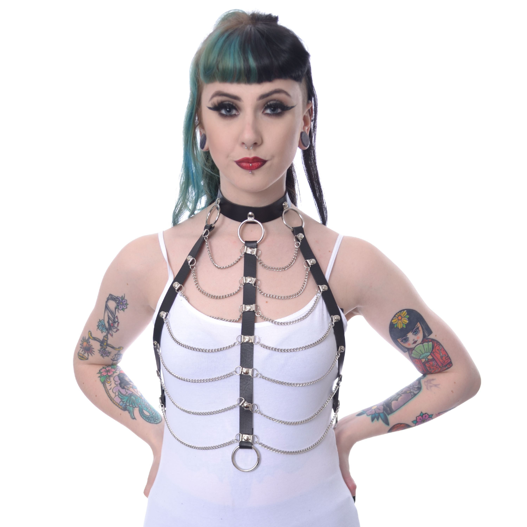 VIDA HARNESS – BLACK/SILVER