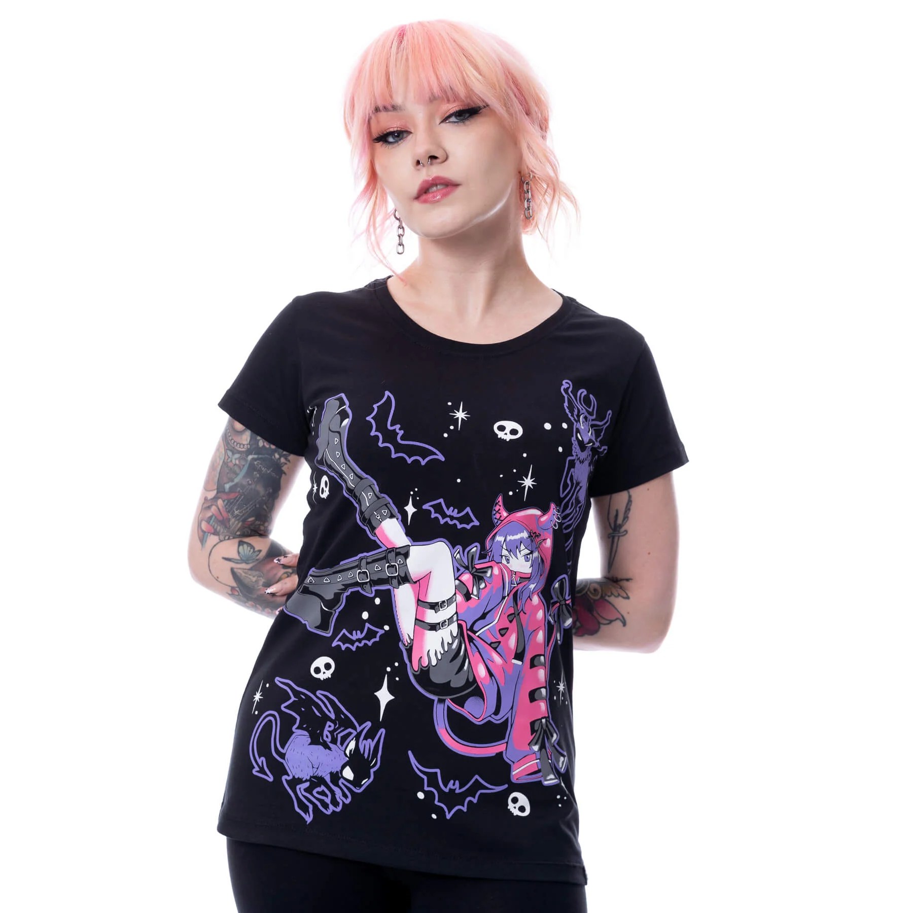 BAT BRAT T SHIRT – BLACK