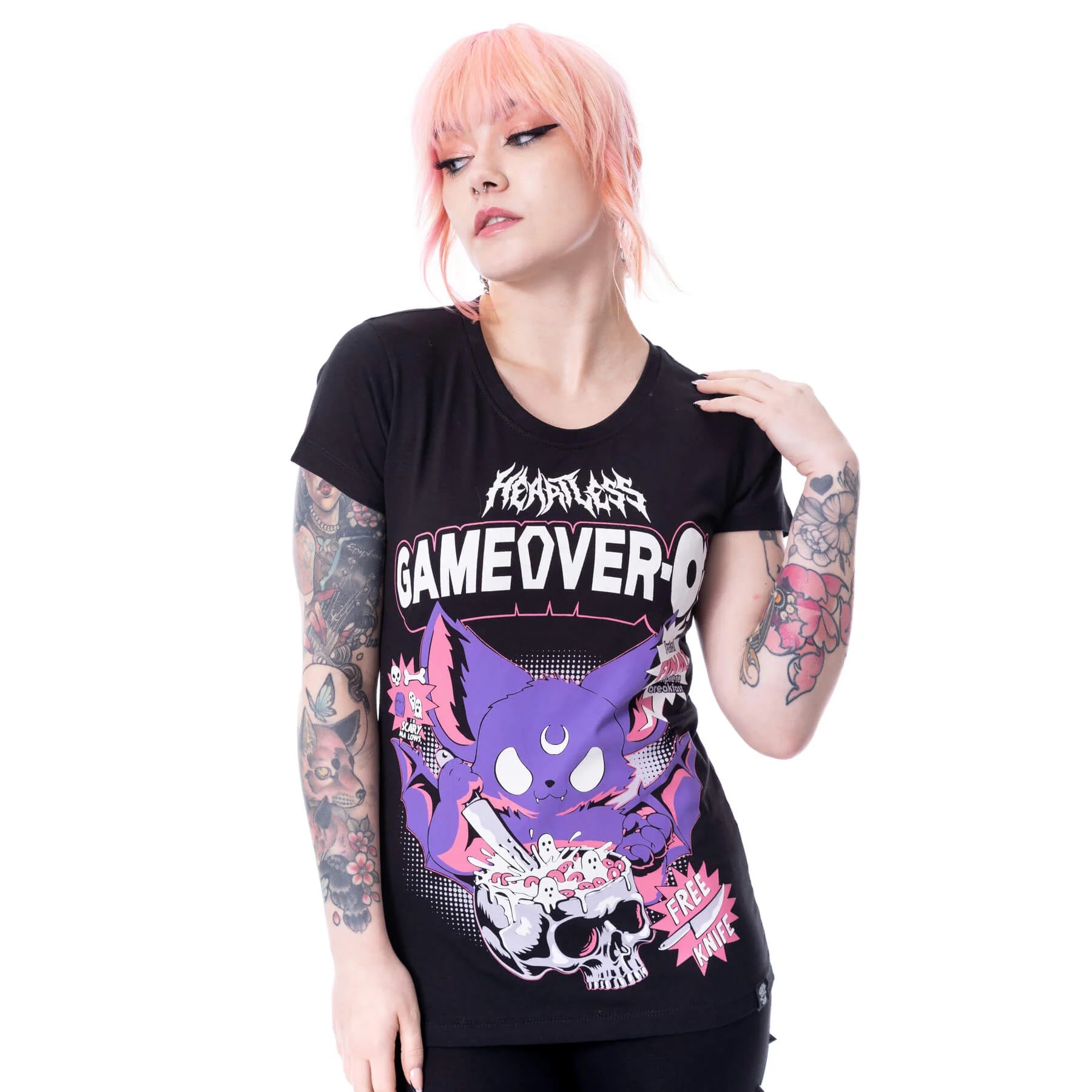 GAME OVER O’S T SHIRT – BLACK