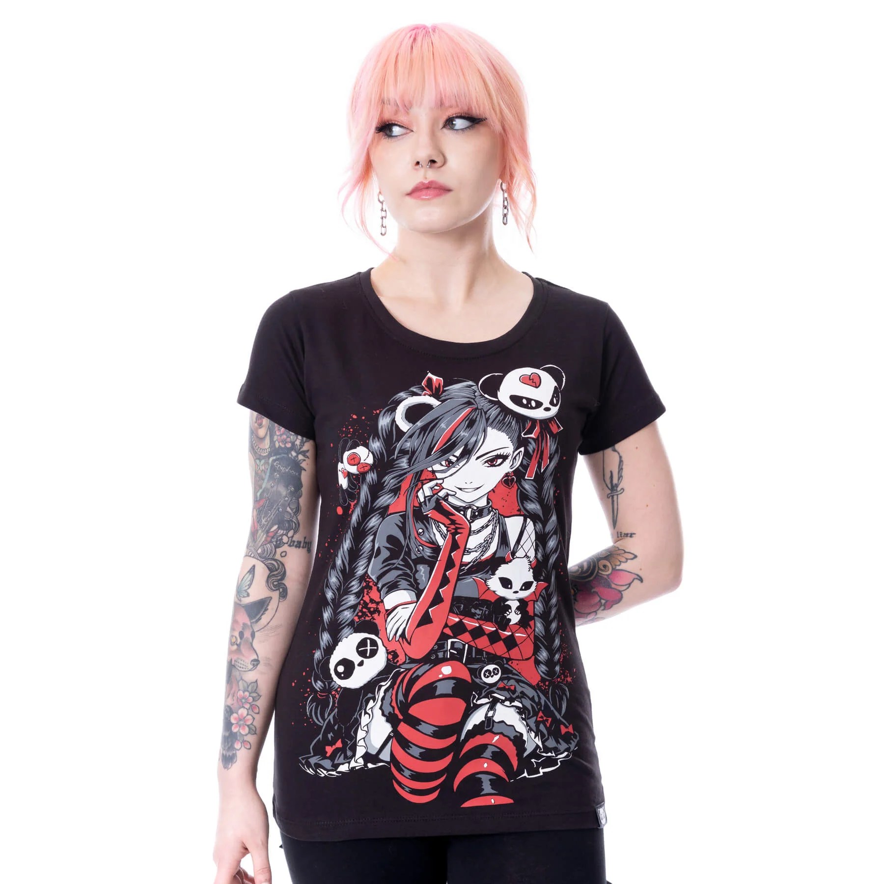 PANDA CULT T SHIRT – BLACK