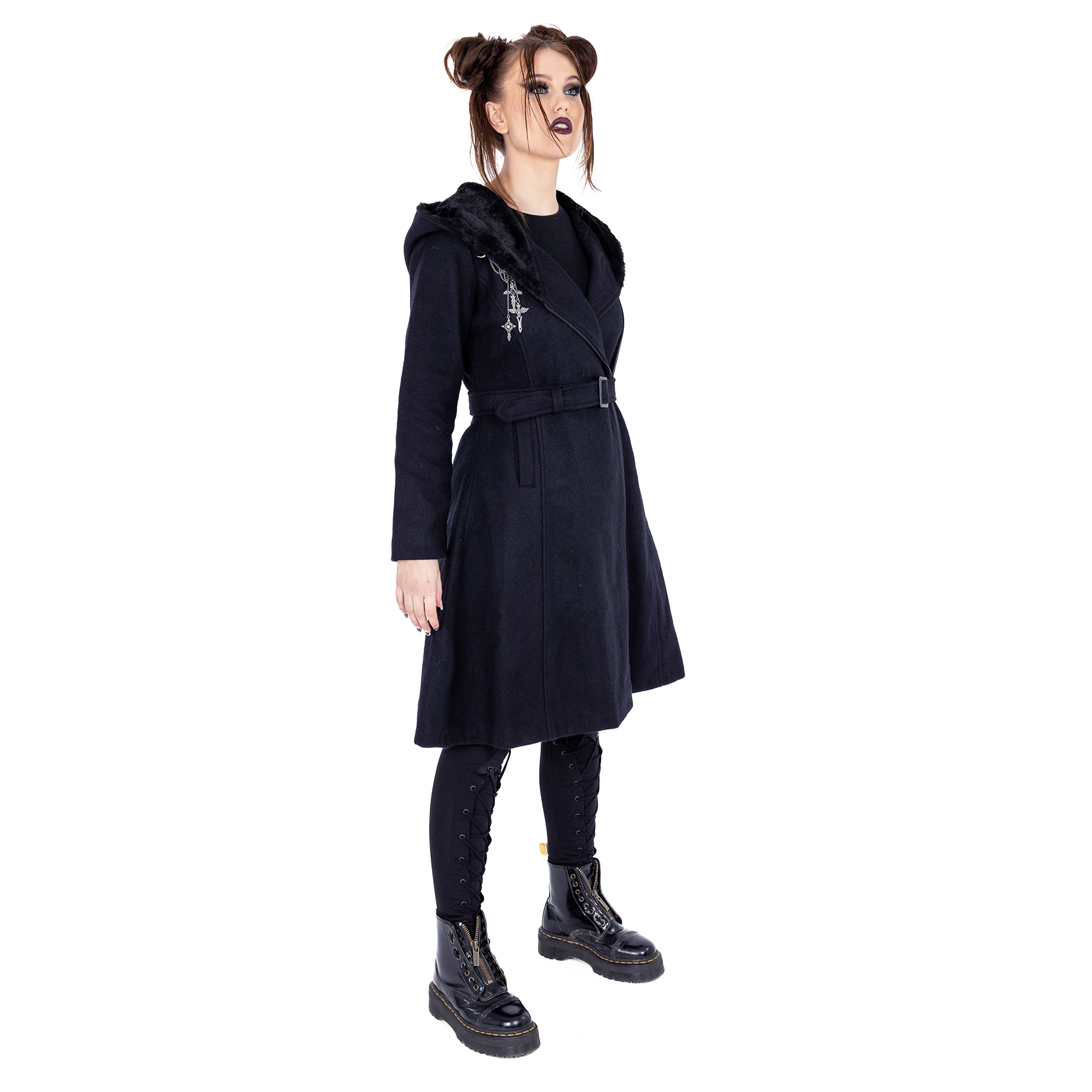 NERIO COAT – BLACK