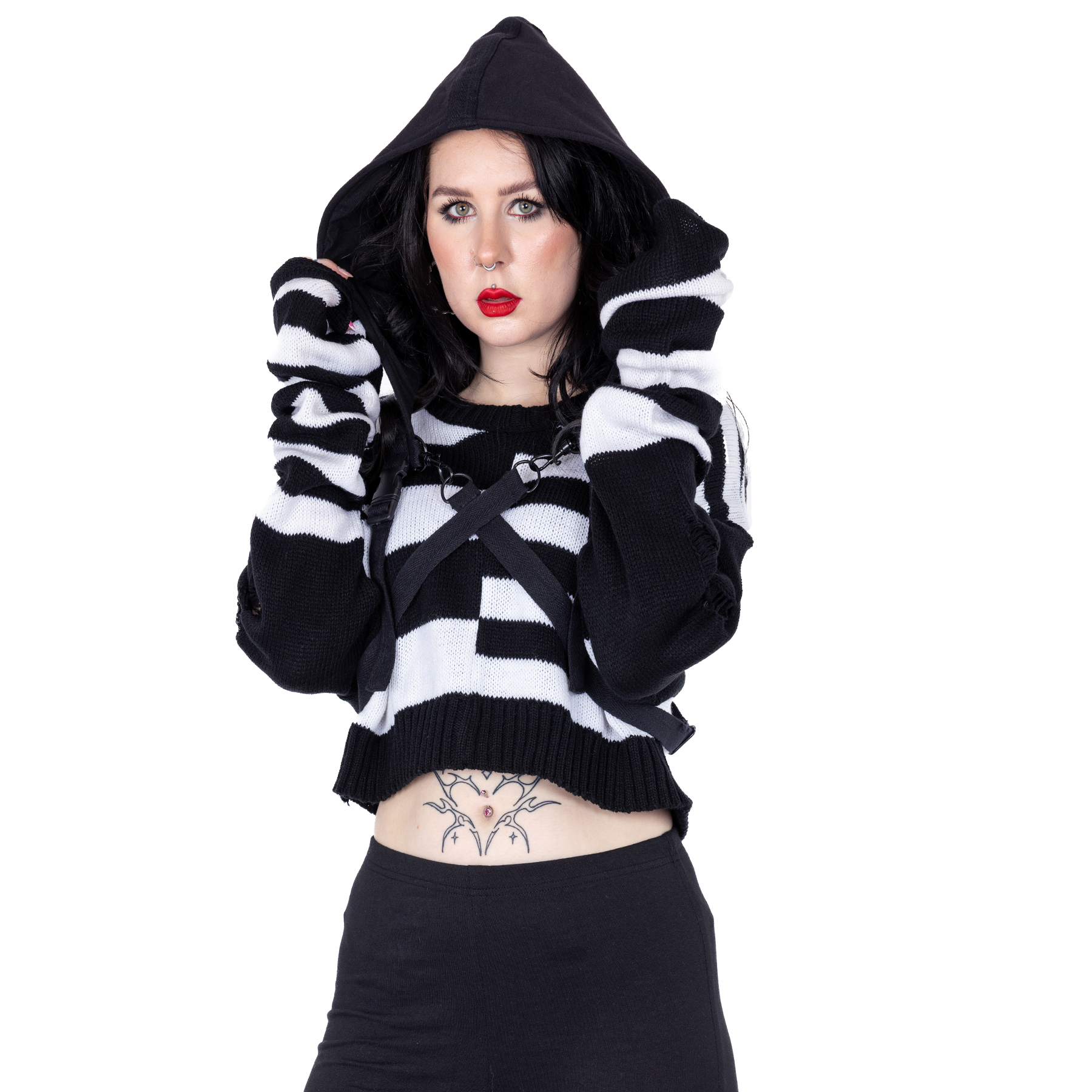 CHAOS HARNESS HOOD – BLACK