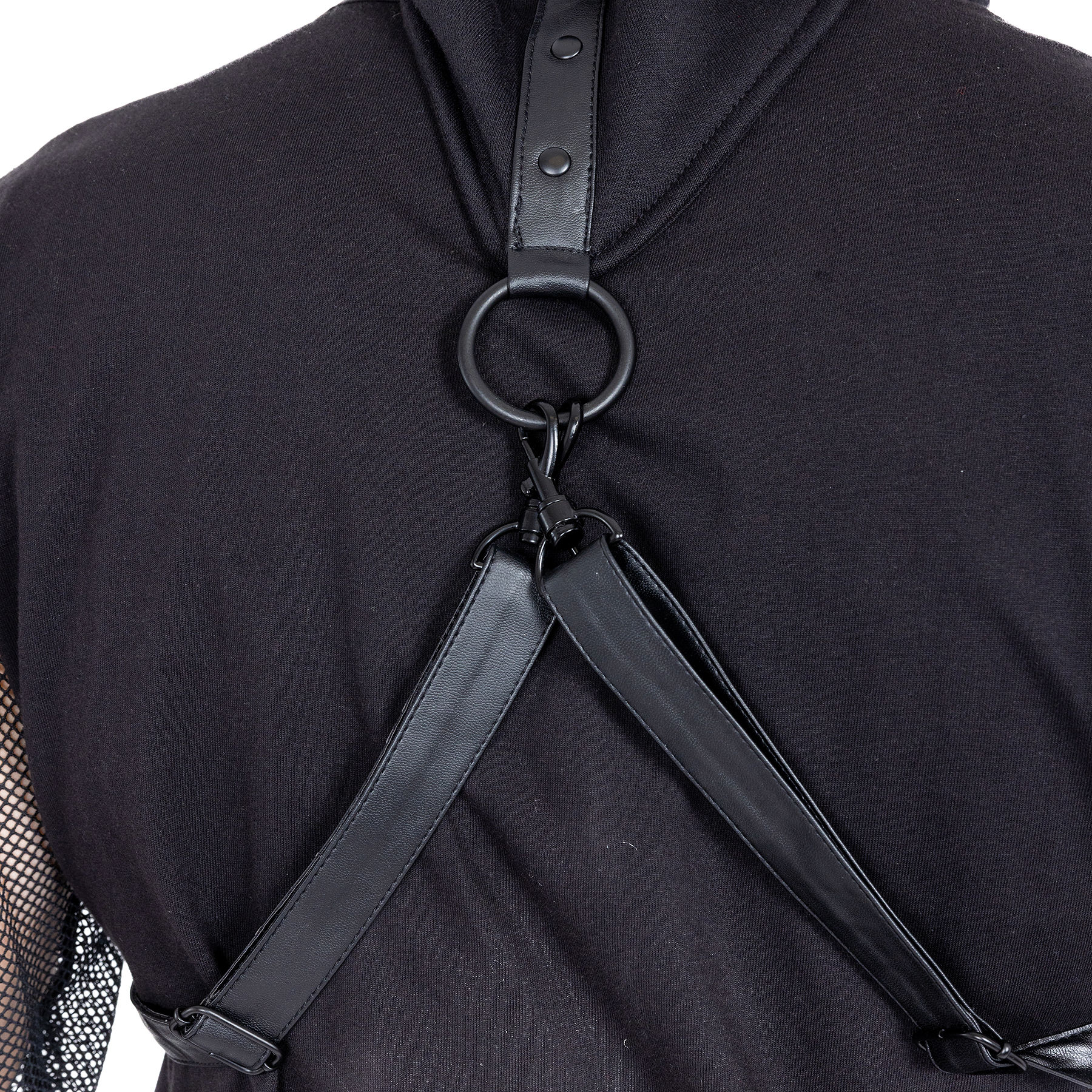 COVEN HARNESS HOOD – BLACK