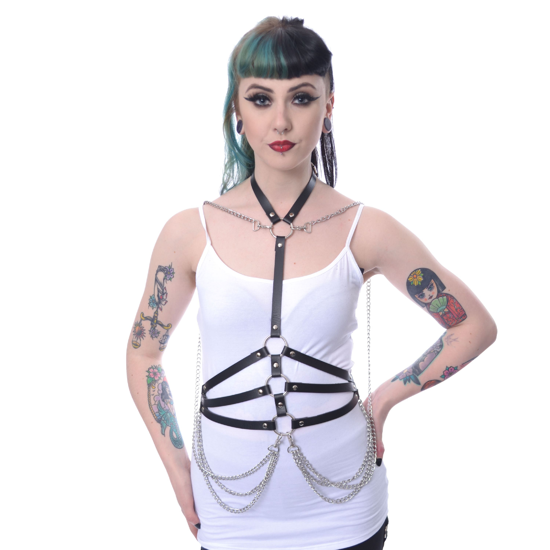DAHLIA HARNESS – BLACK