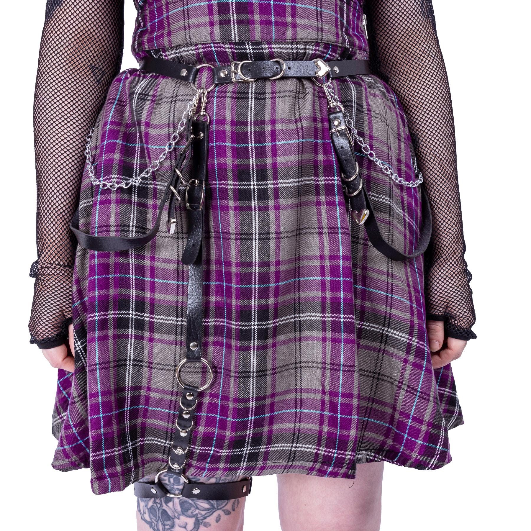 HEX HEART SUSPENDER BELT