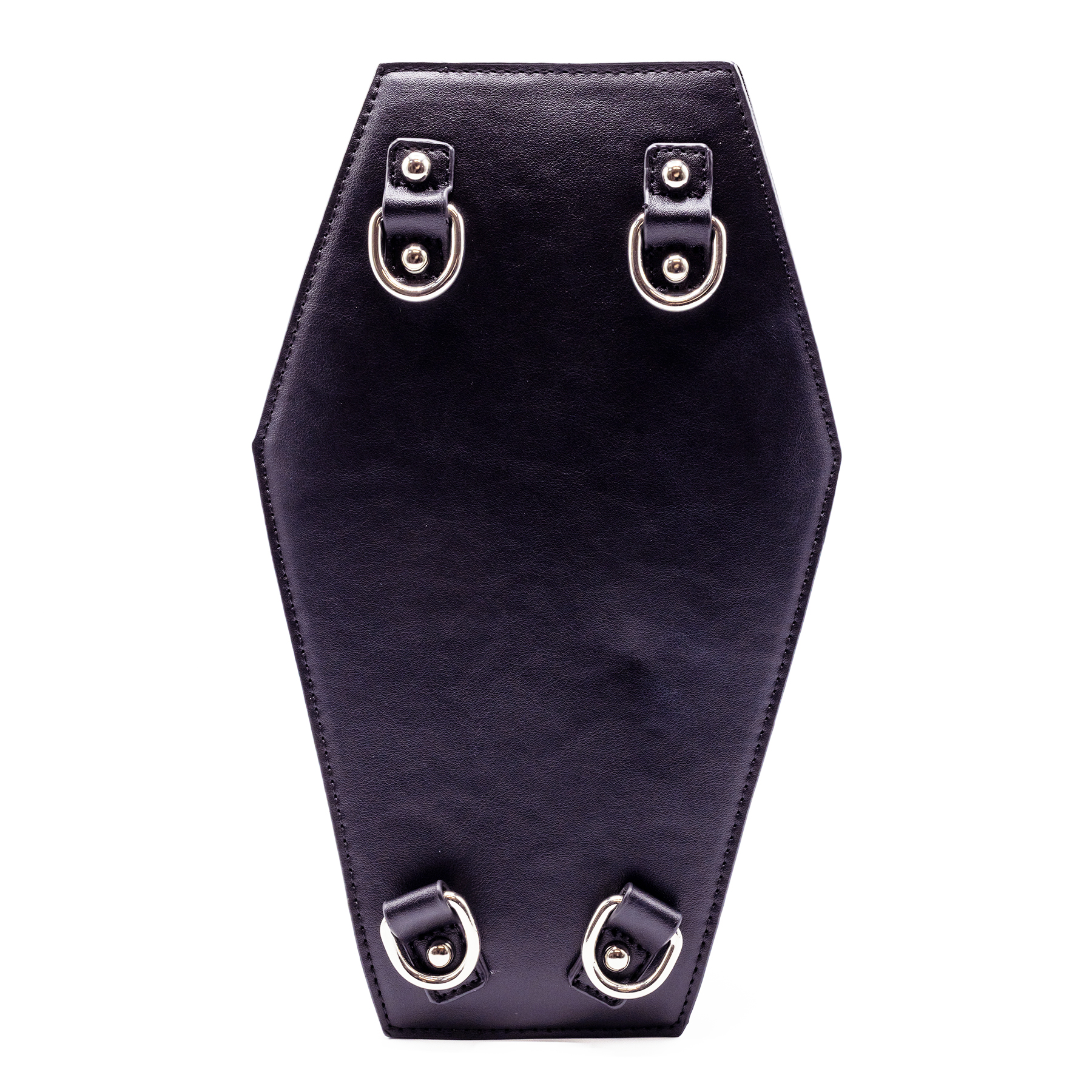 ROSE COFFIN BAG – BLACK