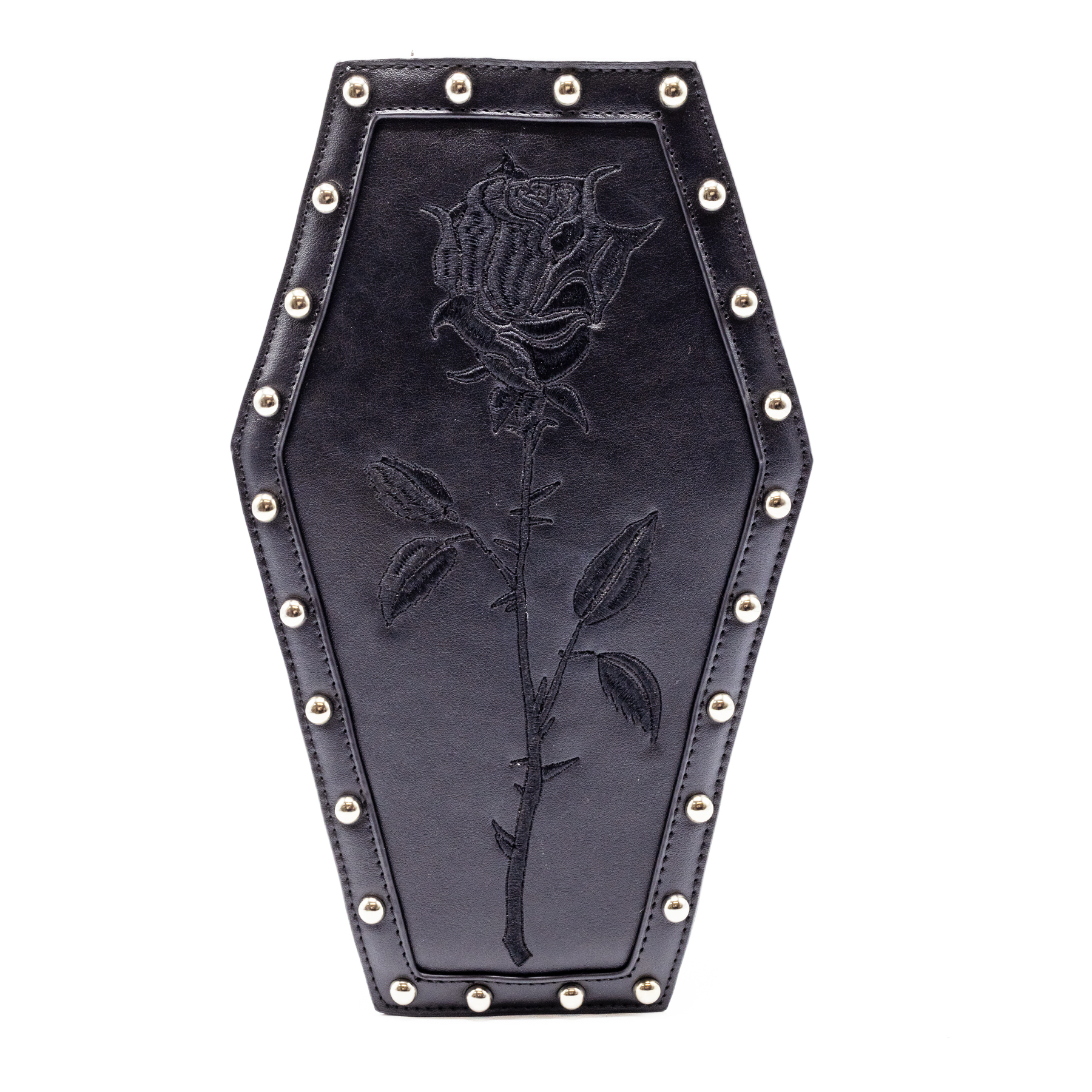 ROSE COFFIN BAG – BLACK