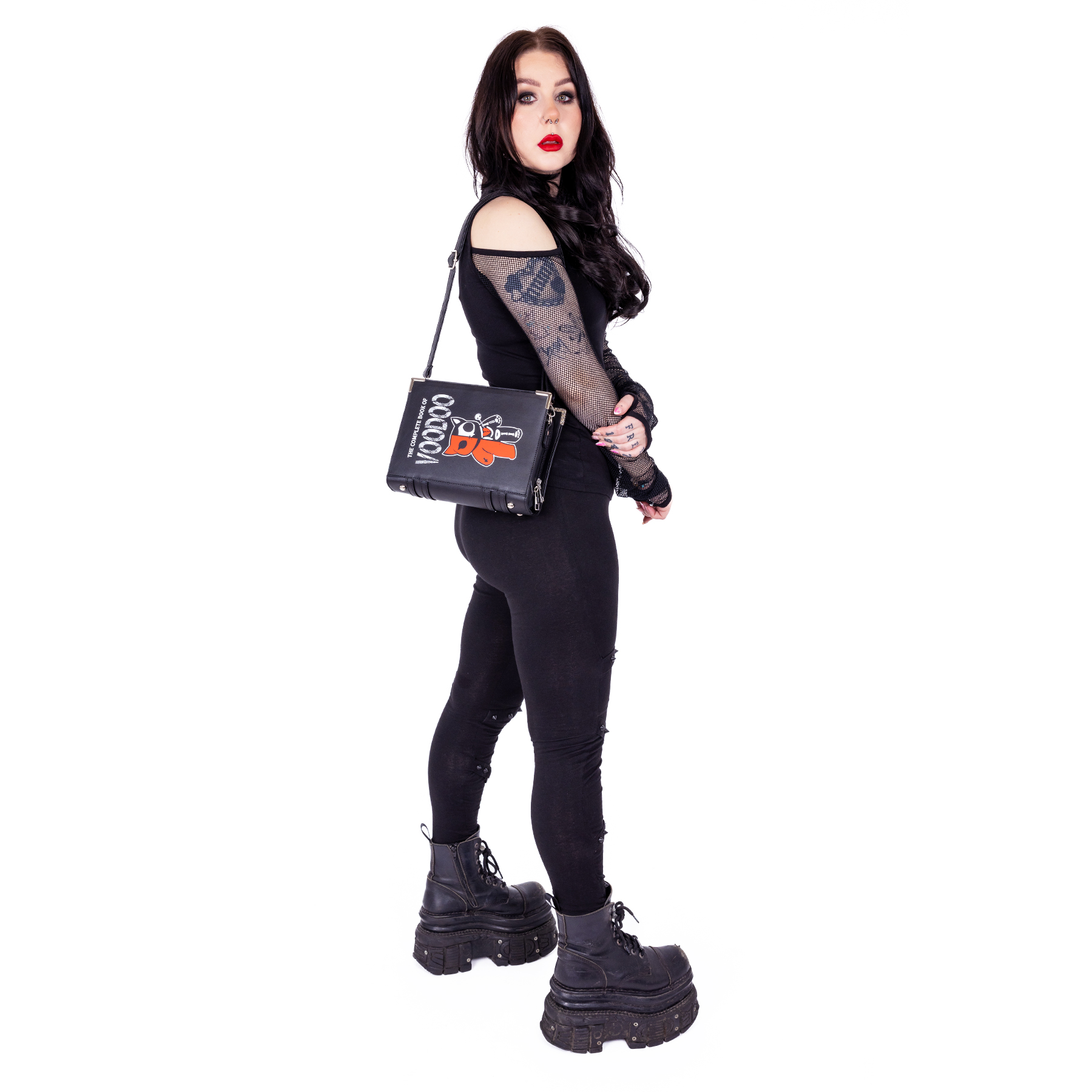 VOODOO BOOK BAG – BLACK