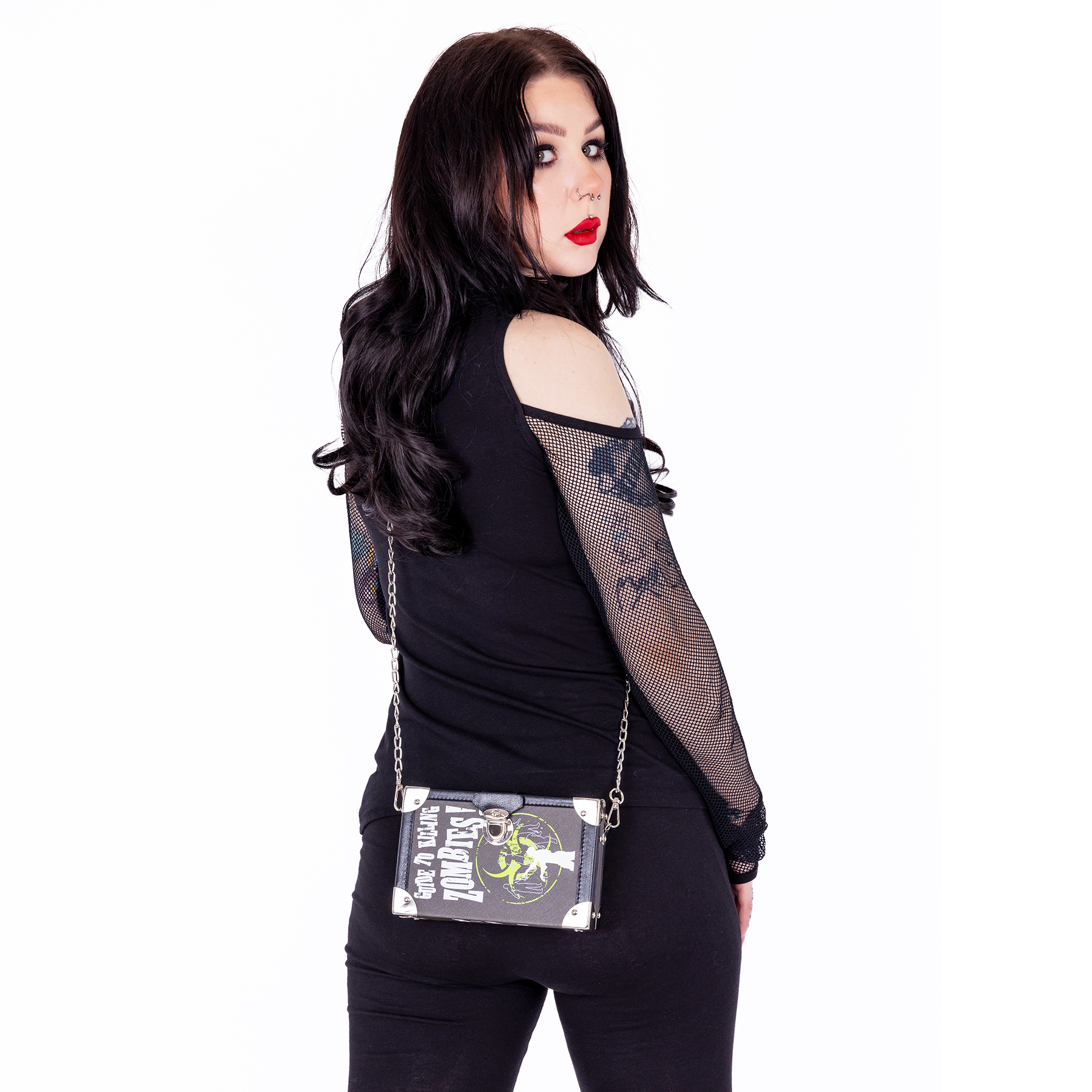 ZOMBIE GUIDE BOOK BAG – BLACK