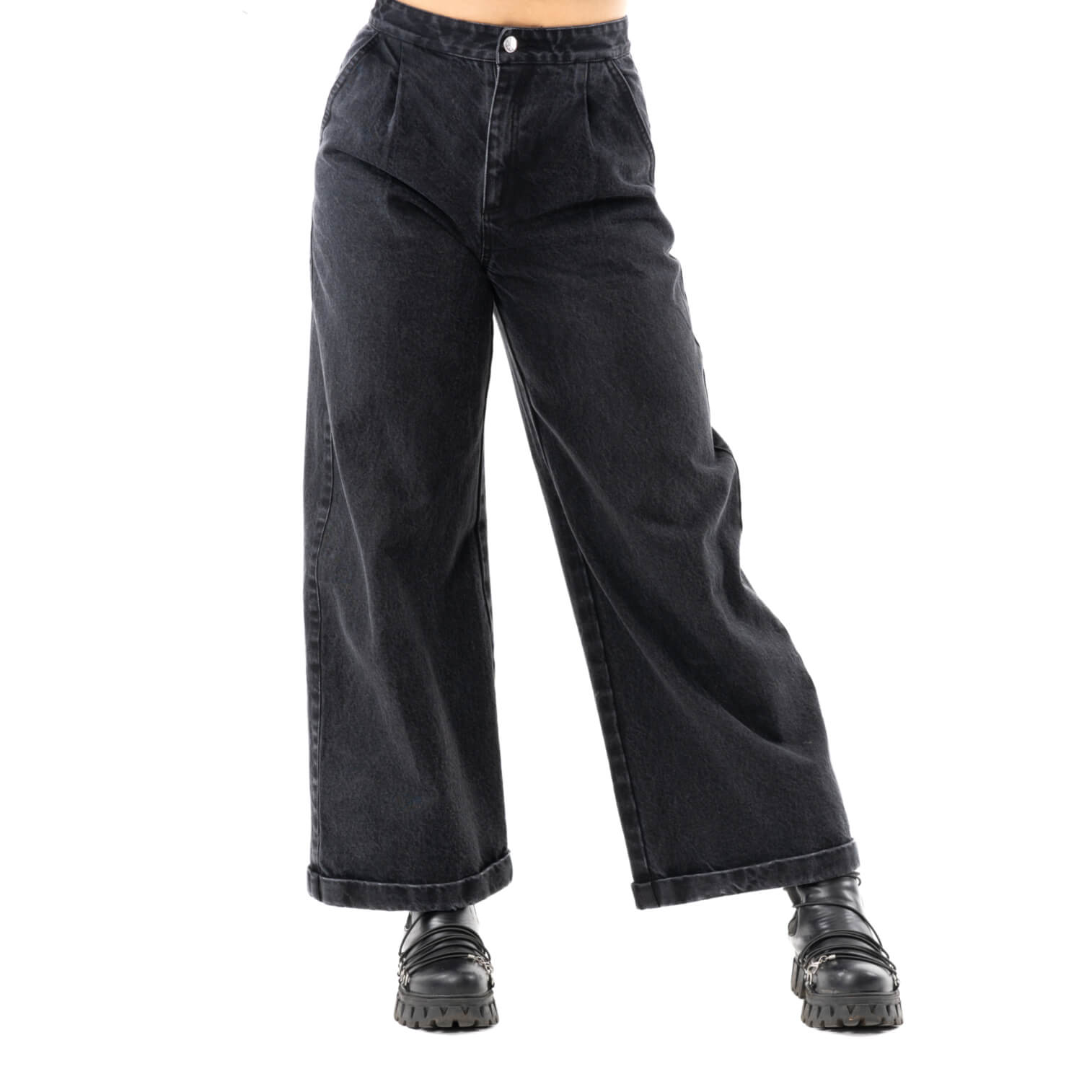 DEIA JEANS – BLACK STONEWASH