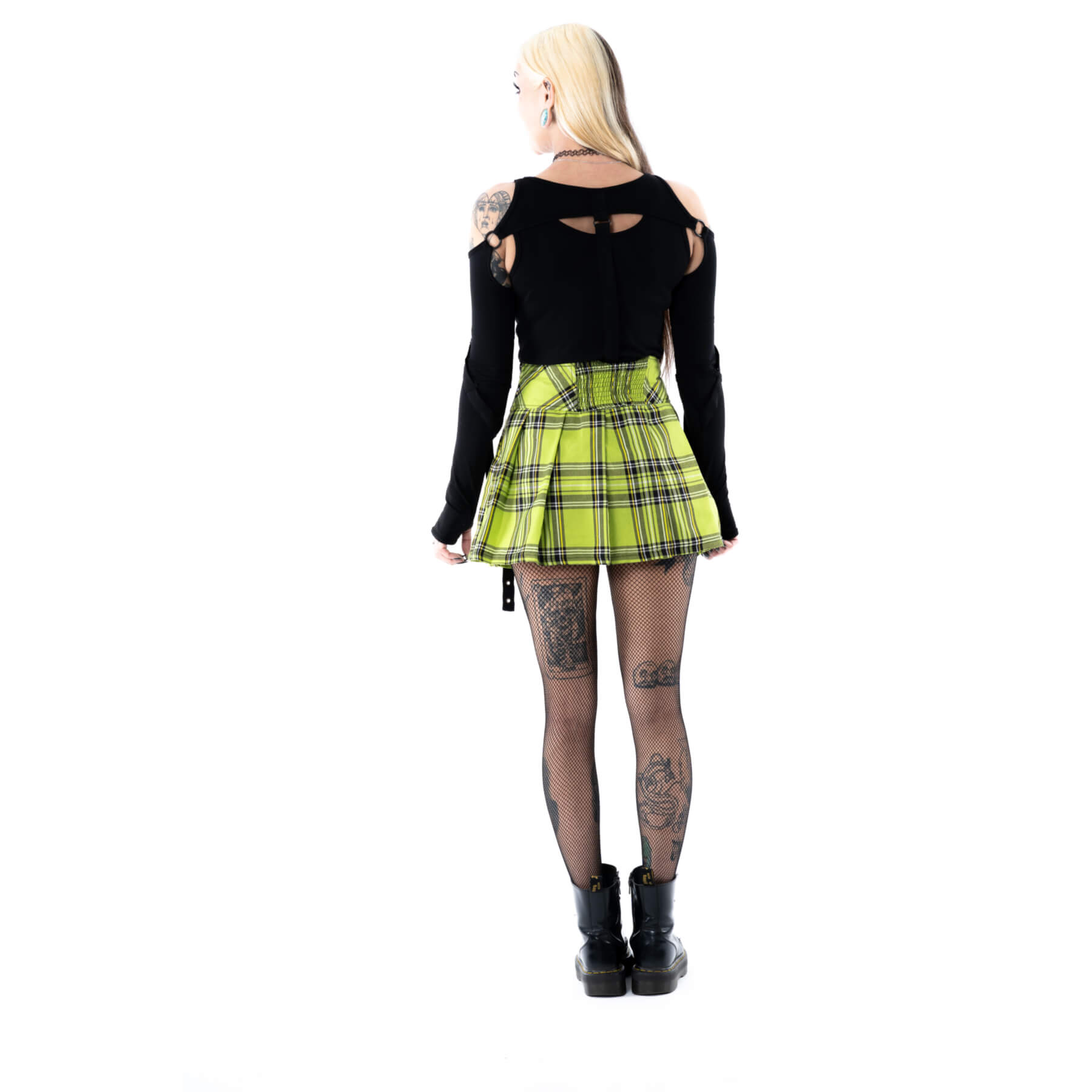 DIAZ SKIRT – GREEN CHECK