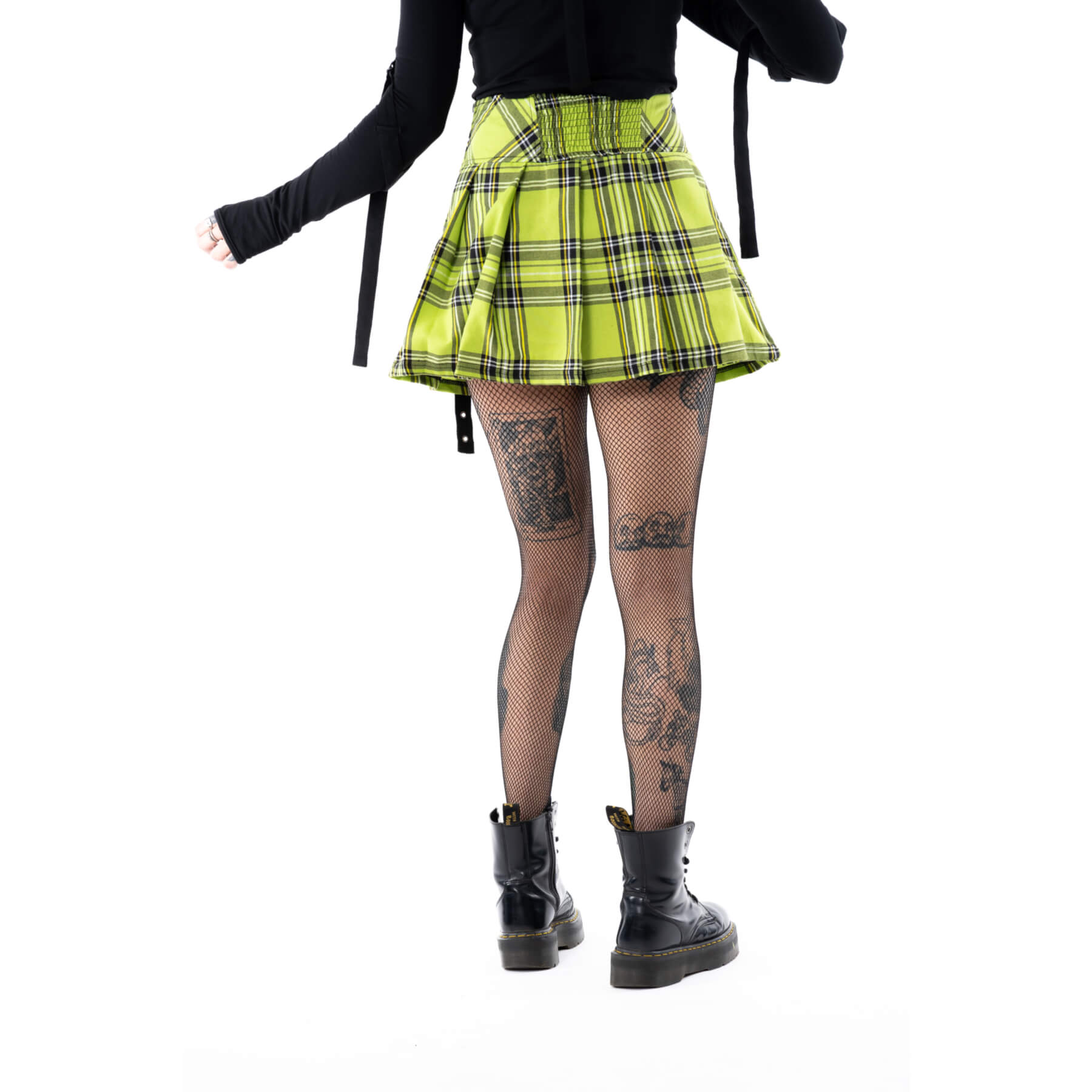 DIAZ SKIRT – GREEN CHECK