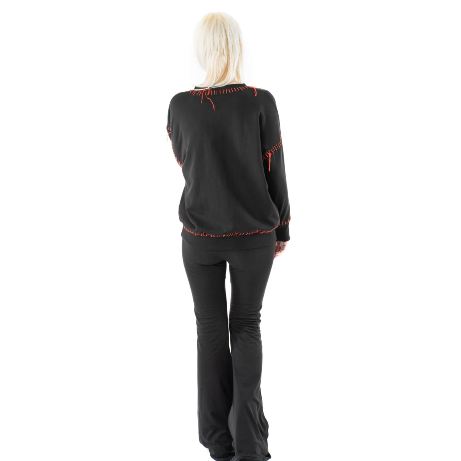 HANALEI JUMPER – BLACK/RED
