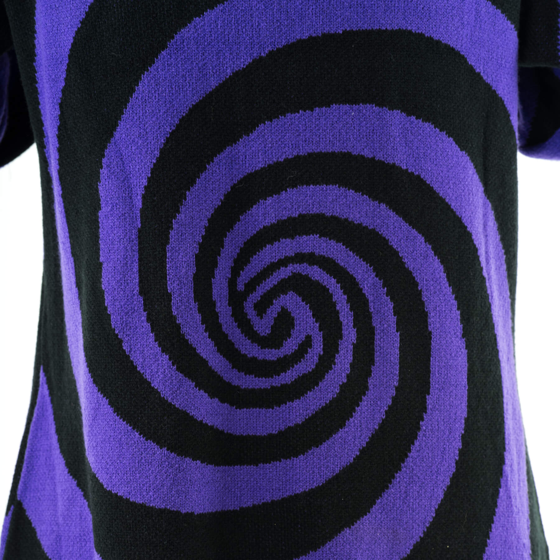 HYPNO CARDIGAN – BLACK/PURPLE