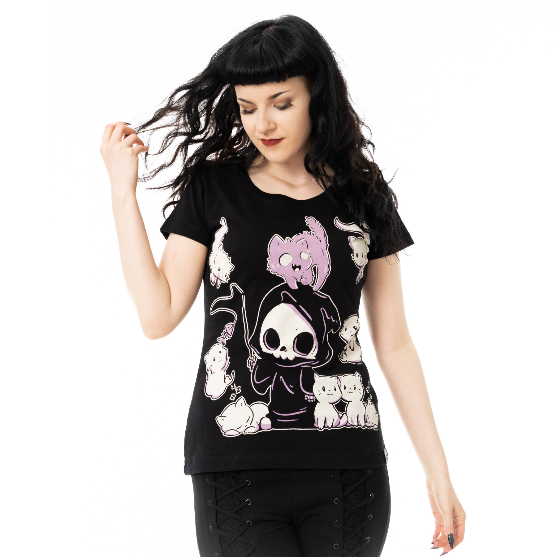 NINE LIVES T SHIRT – BLACK