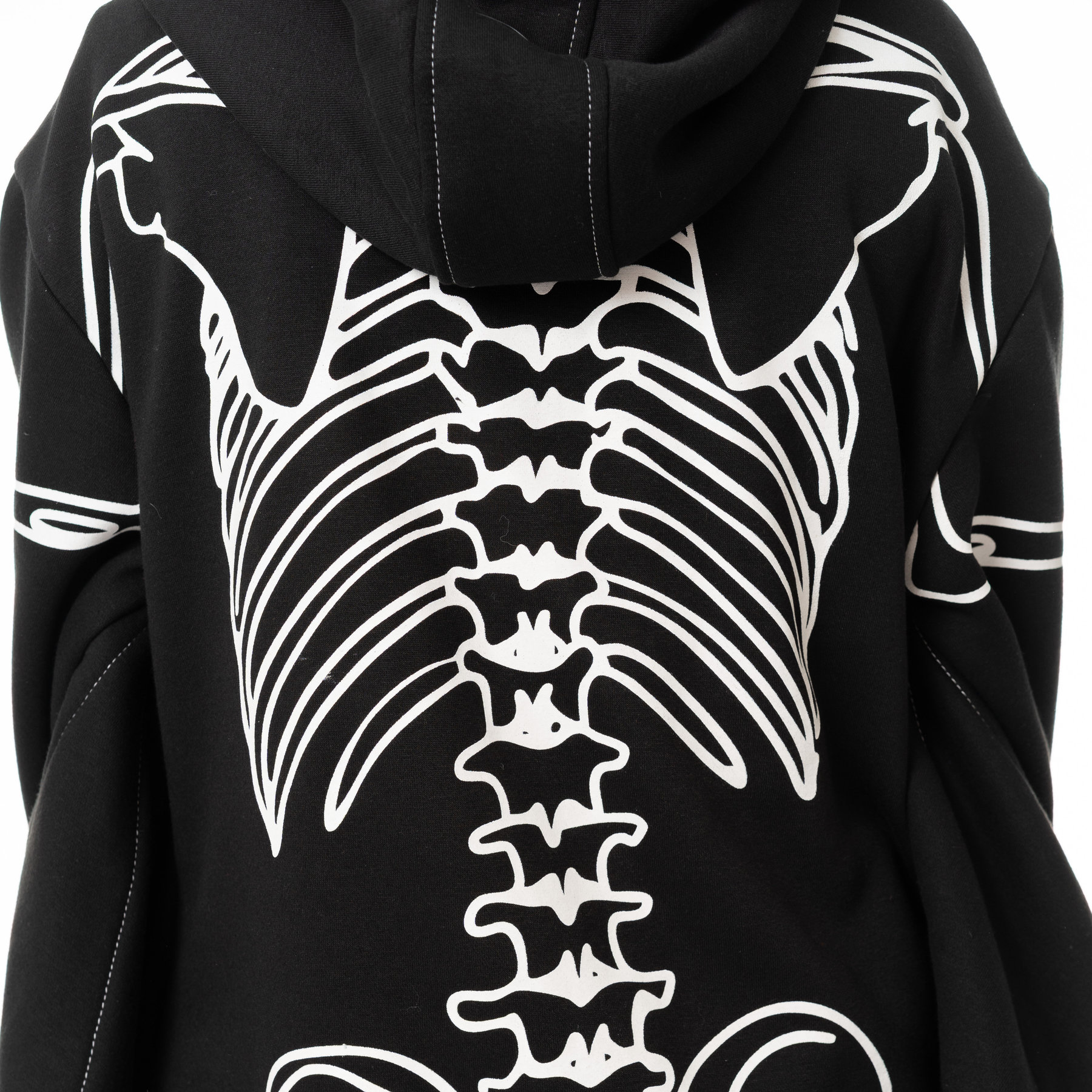 ANATOMY BAT HOOD – BLACK