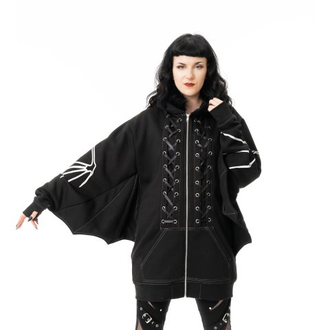 ANATOMY BAT HOOD – BLACK ANATOMY BAT HOOD – BLACK