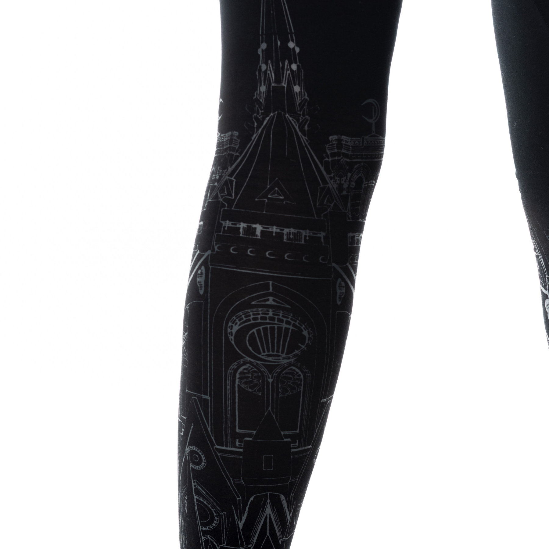 CATHEDRAL LEGGINGS – BLACK