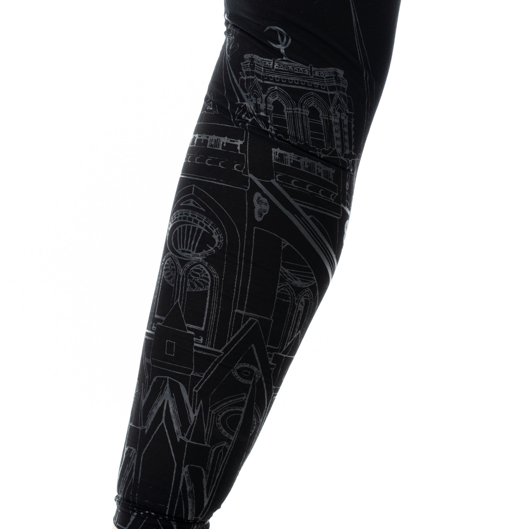 CATHEDRAL LEGGINGS – BLACK