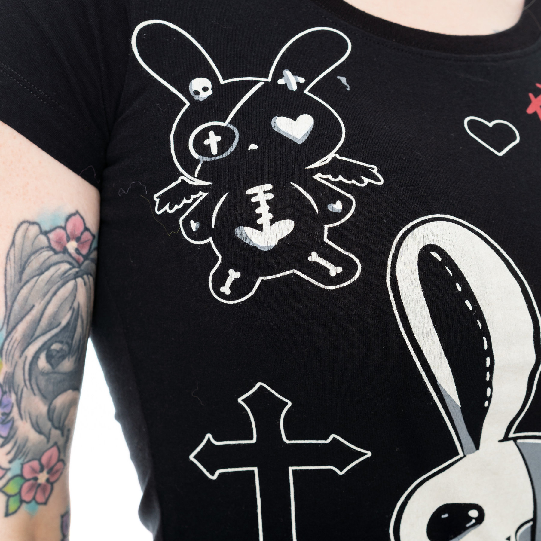 DEATH BUNNIES T SHIRT – BLACK