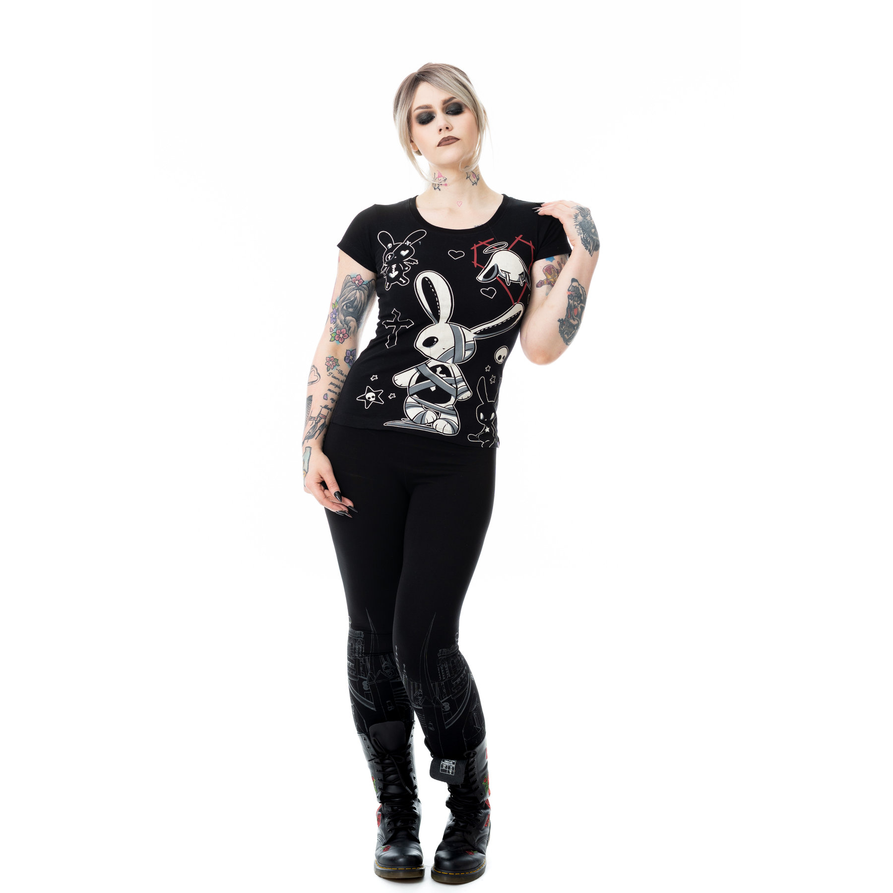 DEATH BUNNIES T SHIRT – BLACK