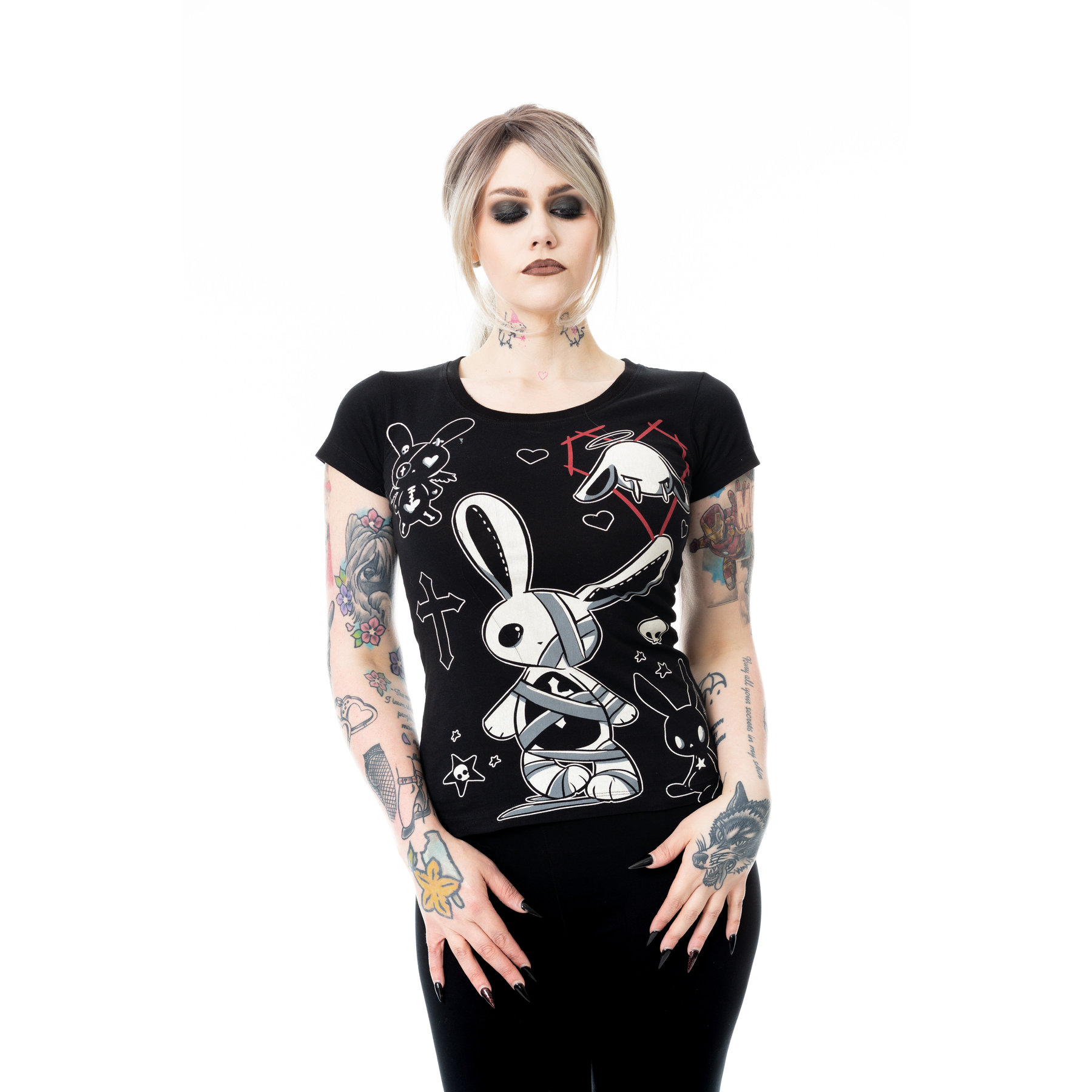 DEATH BUNNIES T SHIRT – BLACK