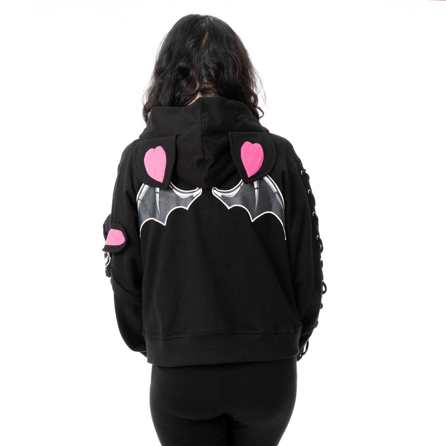 DEATH POTION HOOD – BLACK