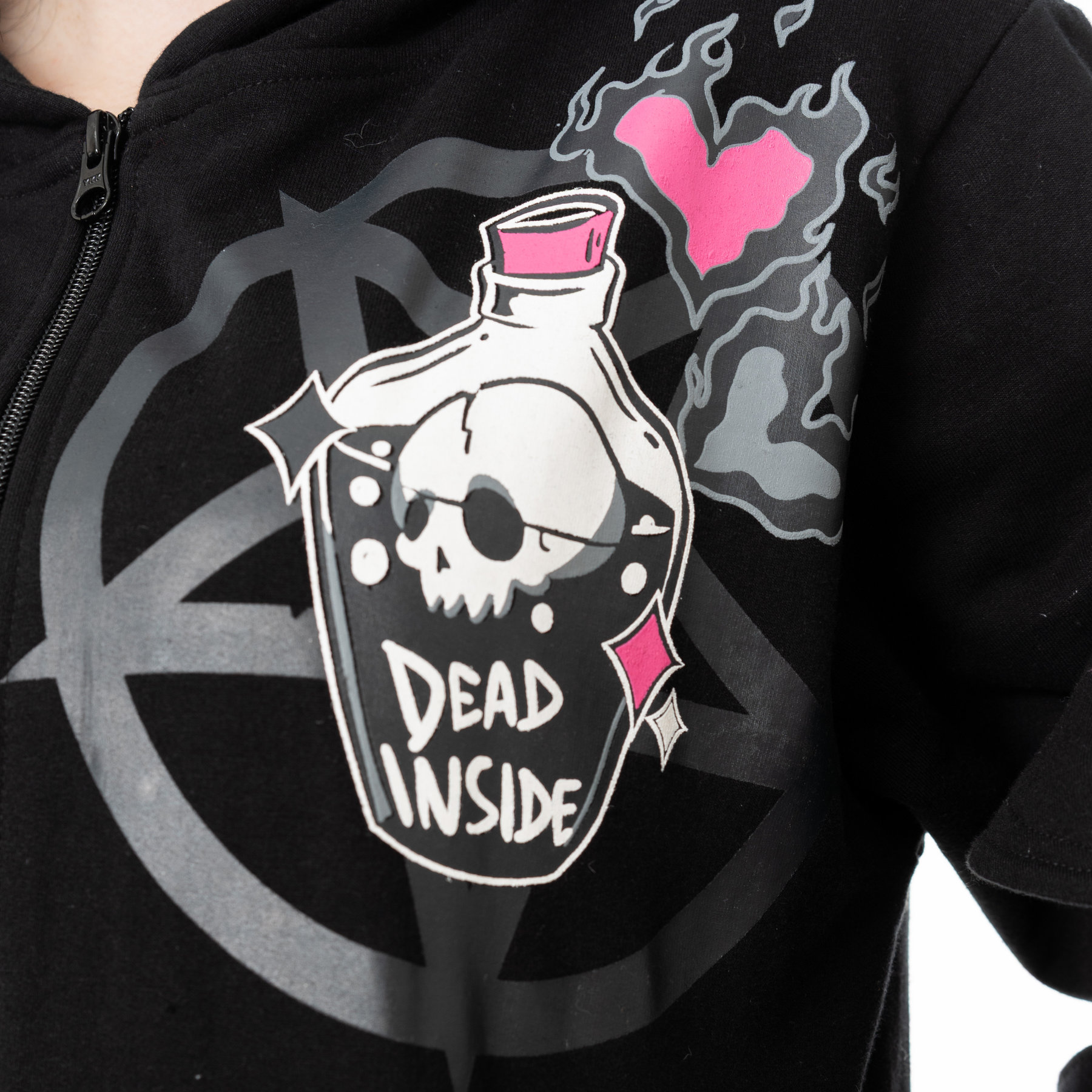 DEATH POTION HOOD – BLACK