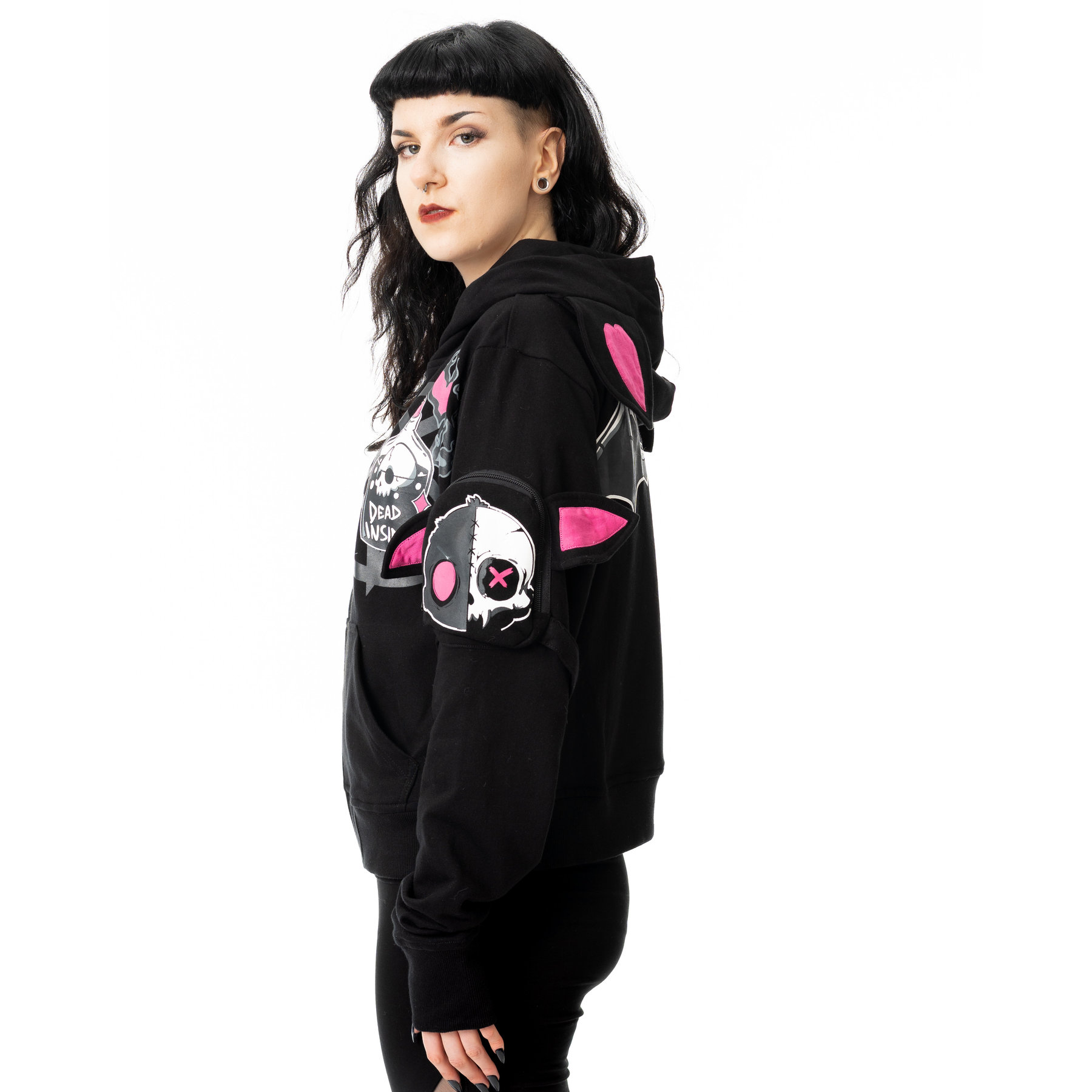 DEATH POTION HOOD – BLACK