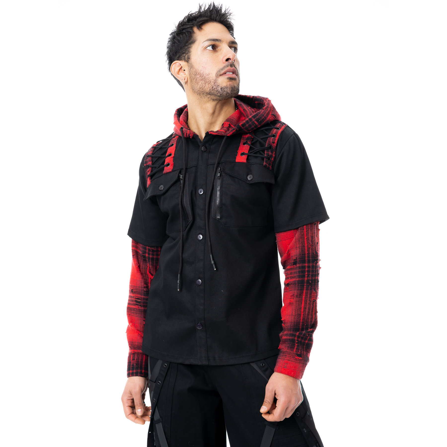 ELLERY SHACKET – BLACK/RED