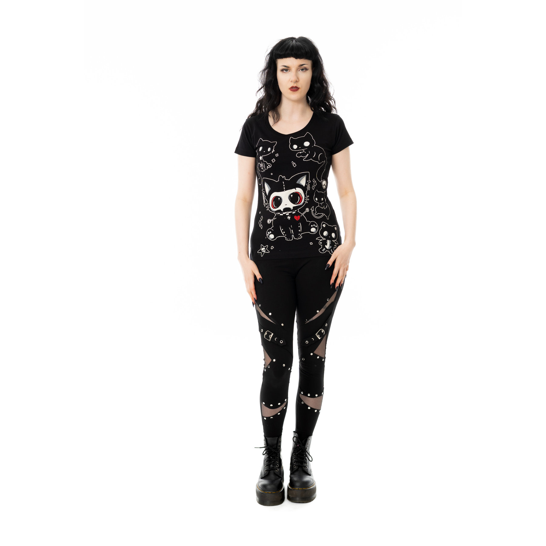 PHANTOM KITTY T SHIRT – BLACK