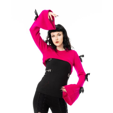 SHADOWBELL BOLERO – DARK PINK SHADOWBELL BOLERO – DARK PINK
