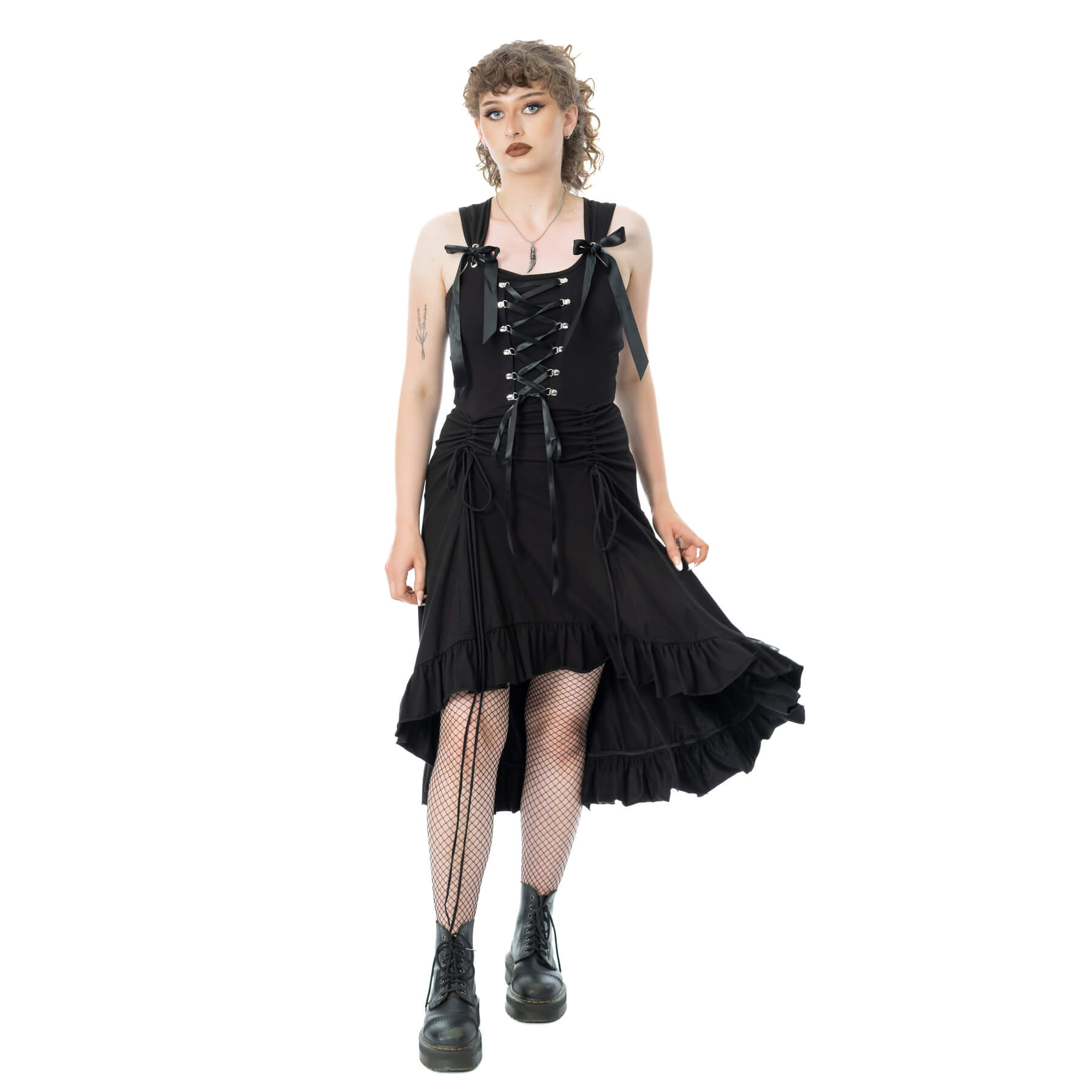 MIDNIGHT COVEN DRESS – BLACK