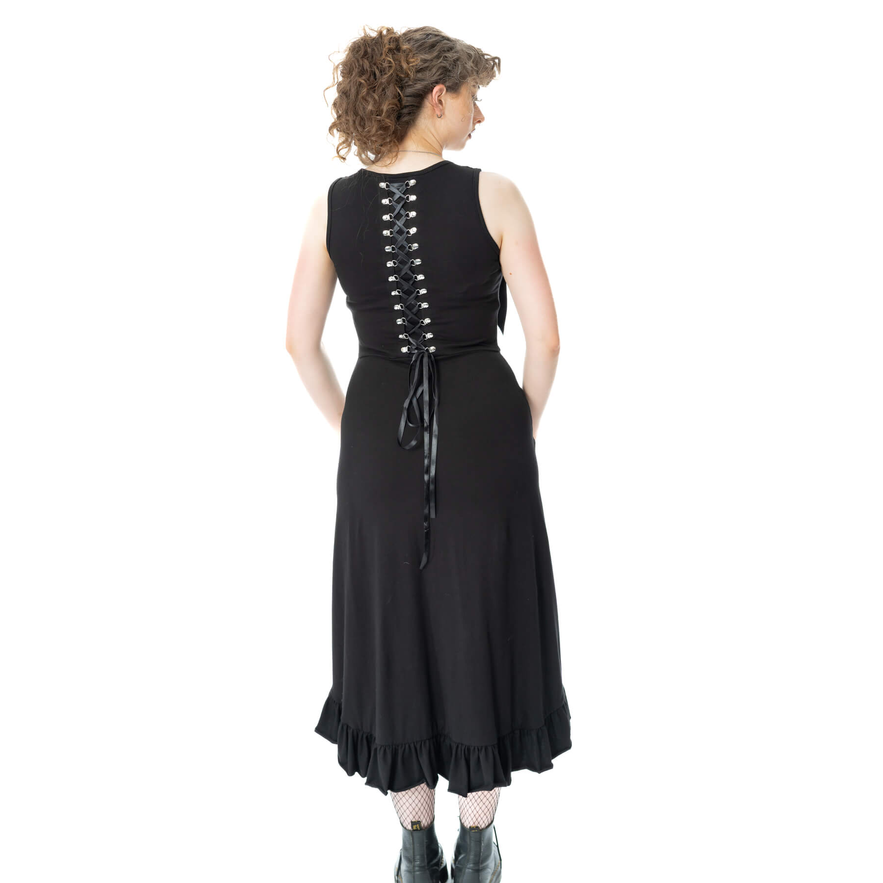MIDNIGHT COVEN DRESS – BLACK