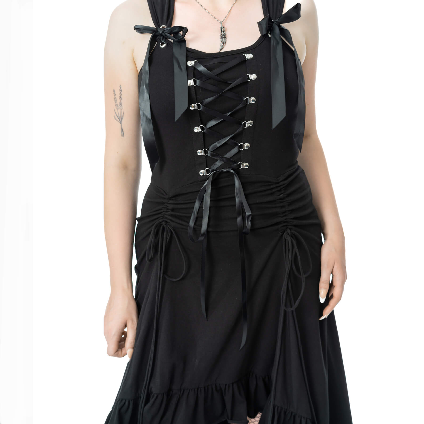 MIDNIGHT COVEN DRESS – BLACK