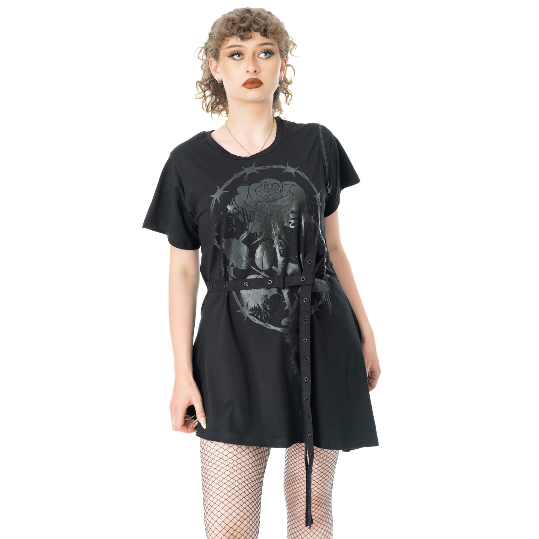 NOIR THORN DRESS – BLACK