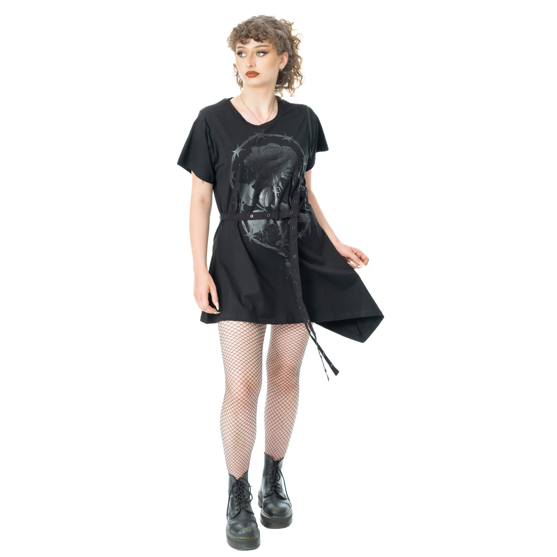 NOIR THORN DRESS – BLACK