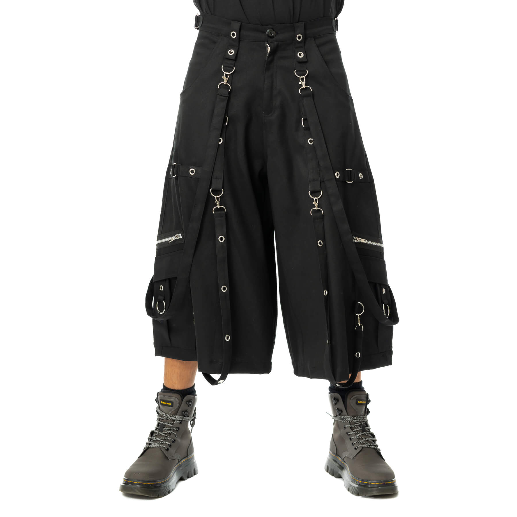 OBSIDIAN DROP JORTS – BLACK