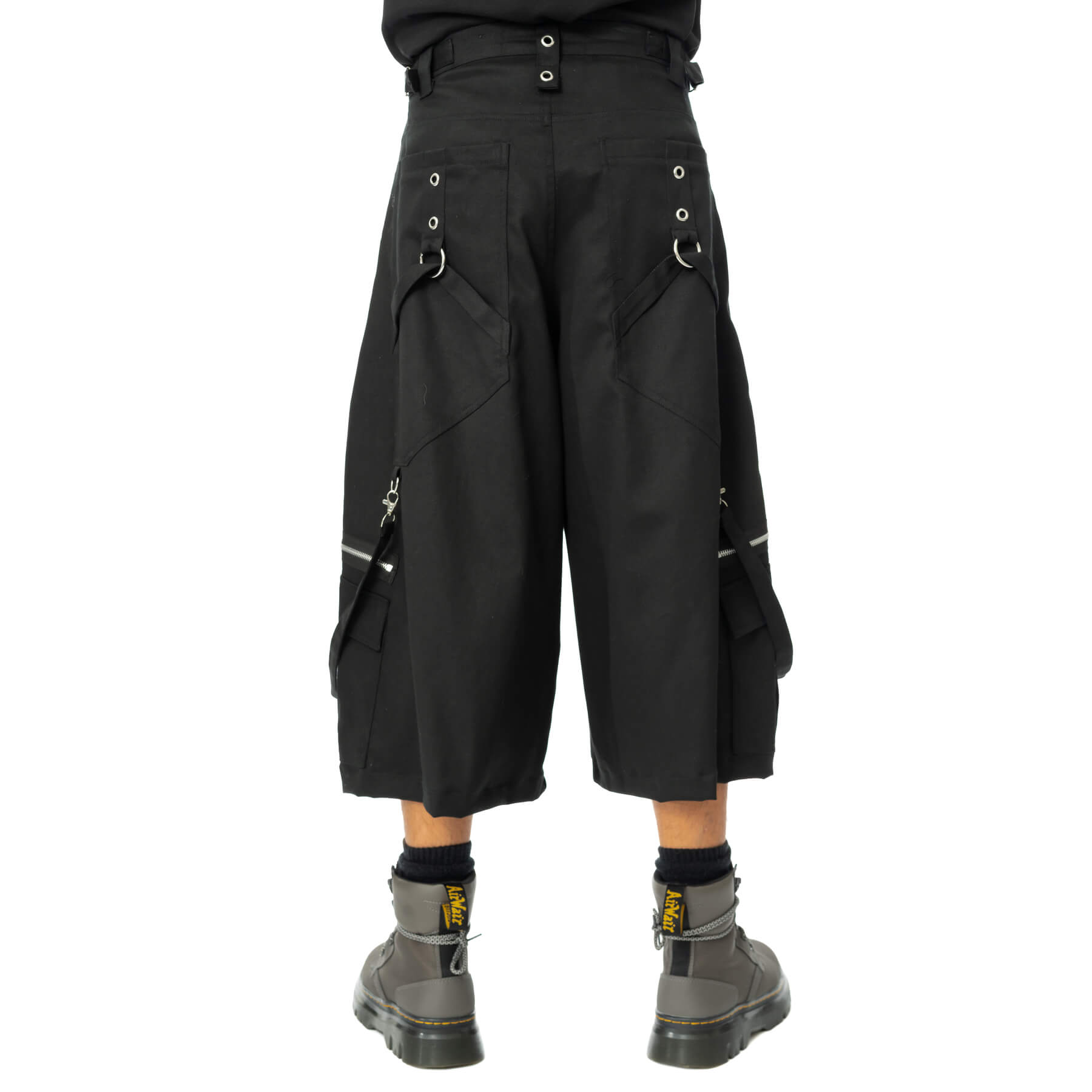OBSIDIAN DROP JORTS – BLACK