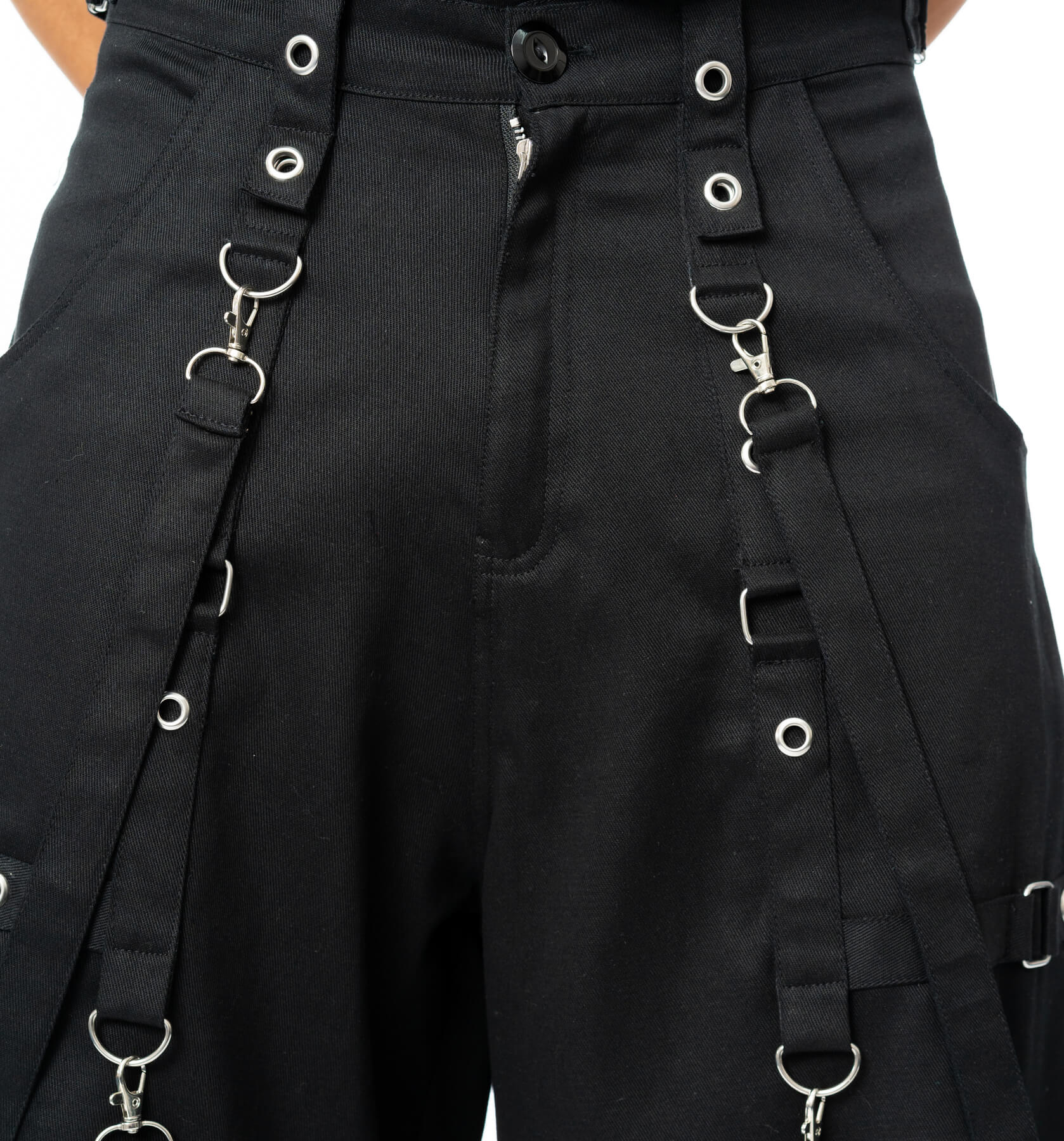OBSIDIAN DROP JORTS – BLACK