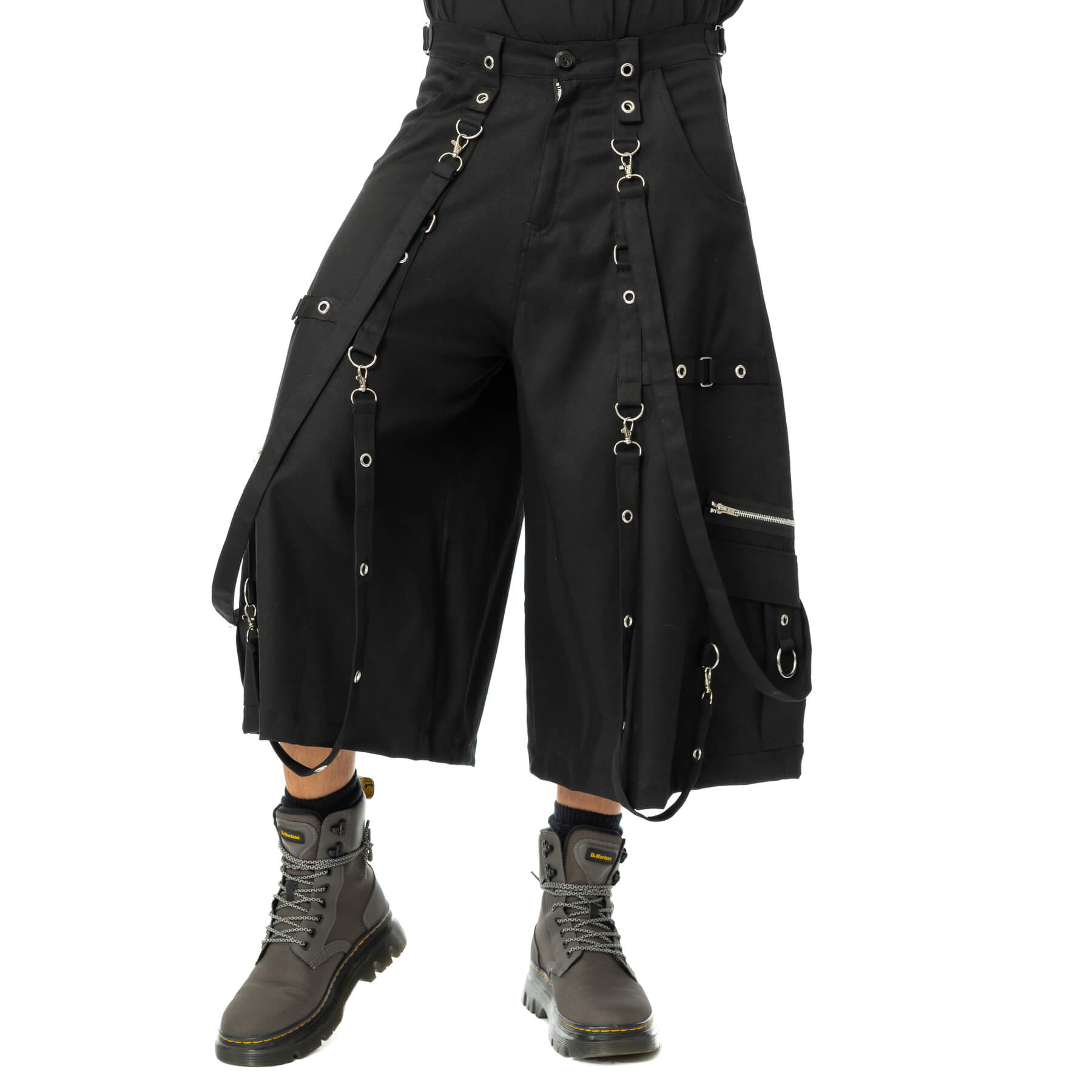 OBSIDIAN DROP JORTS – BLACK